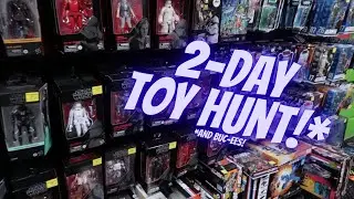 2-Day Toy Hunt!: Buc-ees, Battlegrounds, & Bros! Solid Toy Haul! NEW STAR WARS BLACK SERIES and AEW!