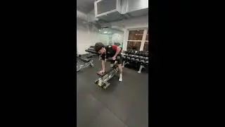 Upper Body Free Weight Horizontal Pull Single Arm Row