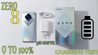 Infinix Zero 8 Battery Charging Test 0 To 100% | 4500mAh, 33W Fast Charging