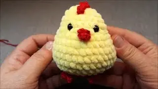 Húsvéti puhacsibe horgolása -   Easter soft poult crochet
