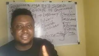 Basic concept of Government part 3