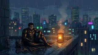 even guardians grow tired… (batman lofi w/ soft rain)