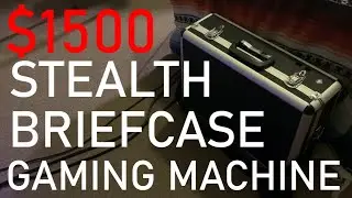 $1500 PC in a Briefcase - Custom Stealth Sleeper Gaming PC Mod - 4k