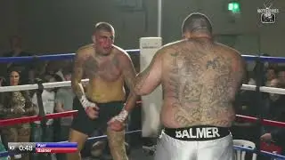 Давид и Голиаф: бой без перчаток 👊🏼 Ли Балмер 🆚 Кайл Парр, Неоспоримый бой 1️⃣ #bareknuckle