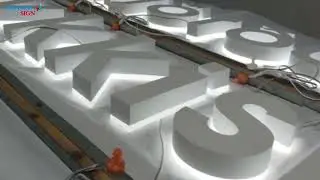 White acrylic backlit letters#sign #acrylic #advertisement