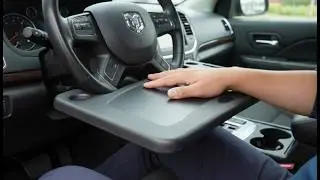 How To Turn Steering Wheel into a Tray Table Desk