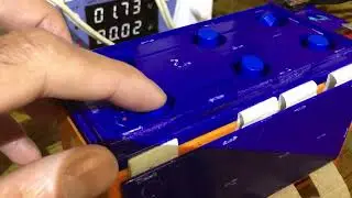 Fast battery charging, high current capacity test, part 3.