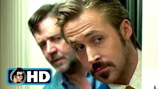 THE NICE GUYS Movie Clip - Elevator Shoot-Out (2016) Ryan Gosling, Russell Crowe