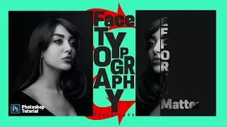 Face Typography | Typography portrait | Text Self Portrait | Face Typography Tutorial Photoshop
