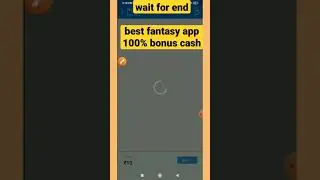 IPL best fantasy app | 100% bonus use| #ytshort