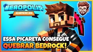 Fiz uma Picareta que QUEBRA BEDROCK!! E mergulhei no nether| Minecraft Seaopolis Submerged | EP 07