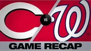 Bats, Fedde propel Nationals past Reds | Reds-Nationals Game Highlights 8/12/19