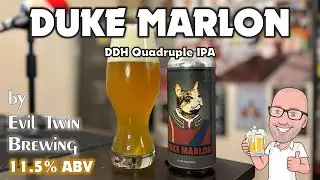 𝗗𝘂𝗸𝗲 𝗠𝗮𝗿𝗹𝗼𝗻 𝙃𝙖𝙯𝙮 𝙄𝙋𝘼 by 𝐄𝐯𝐢𝐥 𝐓𝐰𝐢𝐧 𝐁𝐫𝐞𝐰𝐢𝐧𝐠 | Chad'z Beer Reviews ep1441