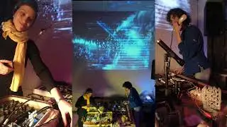 Noiseberg #119 — Laure Boer & Diane Barbé —  live visuals by Paula Petsoulakis