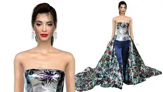 The Sims 4 : Amal Clooney The Met Gala 2018 / Full Pack Dowload (Vogue Sims)