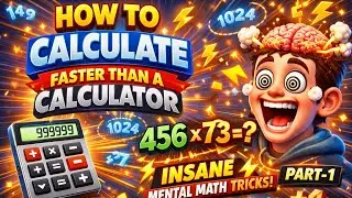 How to Calculate Faster Than a Calculator &ndash; Insane Mental Math Tricks! 🤯⚡