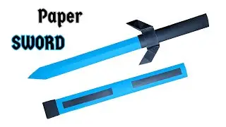⚔️ Origami Sword With Sheath | How To Make A Paper Sword Easy !