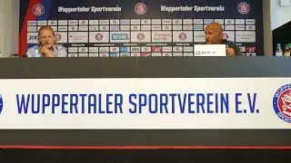 Pressekonferenz Wuppertaler SV vor 1. FC Bocholt