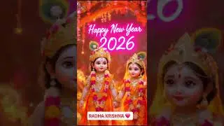Happy New Year 2026 || Radha Krishna Status || #radhakrishna #happynewyear #shorts #viralvideo