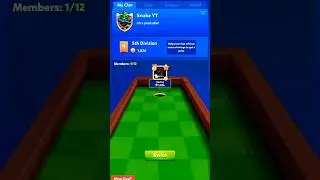 Come join my clan in golf battle see you there🪄