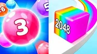 Jelly Run 2048 vs Marble Run 3D - Satisfying ASMR Gameplay 2024