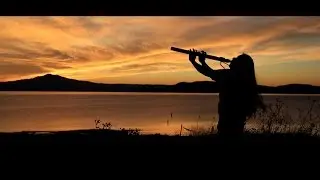 Relaxing Native American Flute and Ocean Waves Sounds - Meditate Online