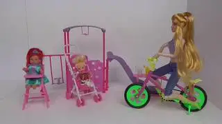 barbie bike toy.barbie baby chair.barbie playsets.barbie furniture accessories