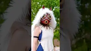 PRINCESS MONONOKE cosplay! Studio Ghibli #shorts