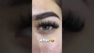 【Lash Extensions】Before and  after