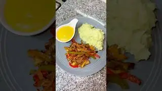 Stir Fried Beef🥩 with Dill Mashed Potatoes 🥔