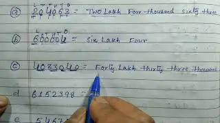Write the following numbers in words