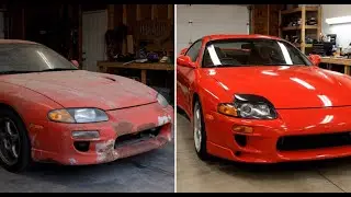 Rusted 1993 Toyota Supra MK4 to Iconic Red Legend! ASMR Extreme Rebuild