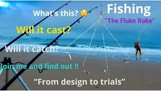 The ultimate flatfish spreader? The fishing fluke rake 🎣