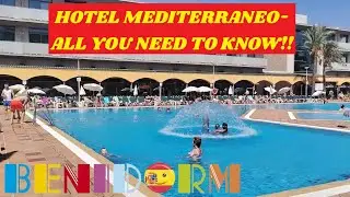 Benidorm's HOTEL MEDITERRANEO 🌟🌟🌟🌟 A FLY ON THE WALL LOOK!☀️🏢🌊🌴🍺🇪🇦 #benidorm