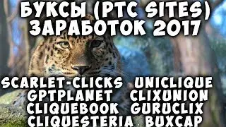 БУКСЫ (PTC sites) - статистика заработка в буксах 19/08/2017!Заработок 2017!