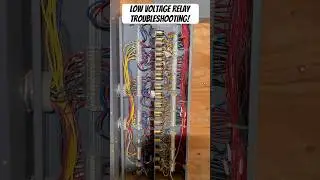 Troubleshooting a Low Voltage Relay System&hellip; You Won&rsquo;t Believe What We Found!#electrician #electrical