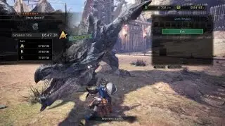 MHW - Arena Quest 07 - Azure Rathalos 6'47 (Solo SnS)