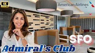 Inside SFO: American Airlines Admiral's Club Tour | Explore Luxury Travel!