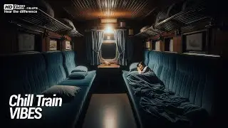 Relaxing Train Sounds at Night | Cozy Railway Ambience for Restful Sleep