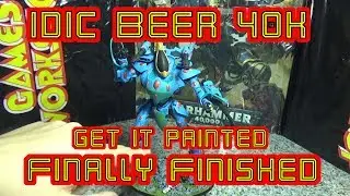 Eldar Wraithknight Finally Finished idic beer 40k challange