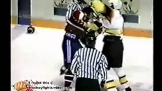 Oct 31, 1998 Terry Ryan vs Jeff Buchanan Fredericton Canadians vs Hershey Bears AHL