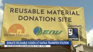 Donate Your Reusable Materials At Our New Kailua Drop-Off