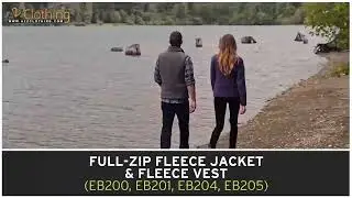 Eddie Bauer EB200 Mens Full Zip Fleece Jacket - Logo Embroidery & Screen Printing Services