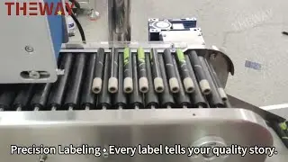 Precision & Efficiency Unleashed: Horizontal Round Bottle Labeling Machine