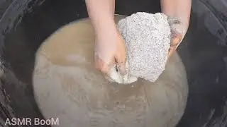 super concrete crunchy water crumble compilation (request)/satisfying video 😋👌