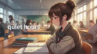 Quiet desk ambience  | Calm Electronic Background