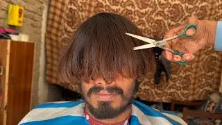 Long Hair and Beard Transformation | Long to Classic short hair style 