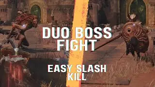 Misbegotten Warrior and Crucible Knight  Duo Boss fight