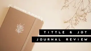 Tittle & Jot A5 Dot Grid Bullet Journal Review | Pen & Watercolour Test