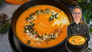 Ароматна и много вкусна крем супа с тиква